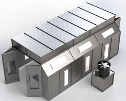 Heated Full Downdraft Booth